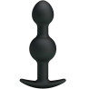 Pretty Love - Balles Anal En Silicone Spéciale Stimulation 10.3 Cm Noires
